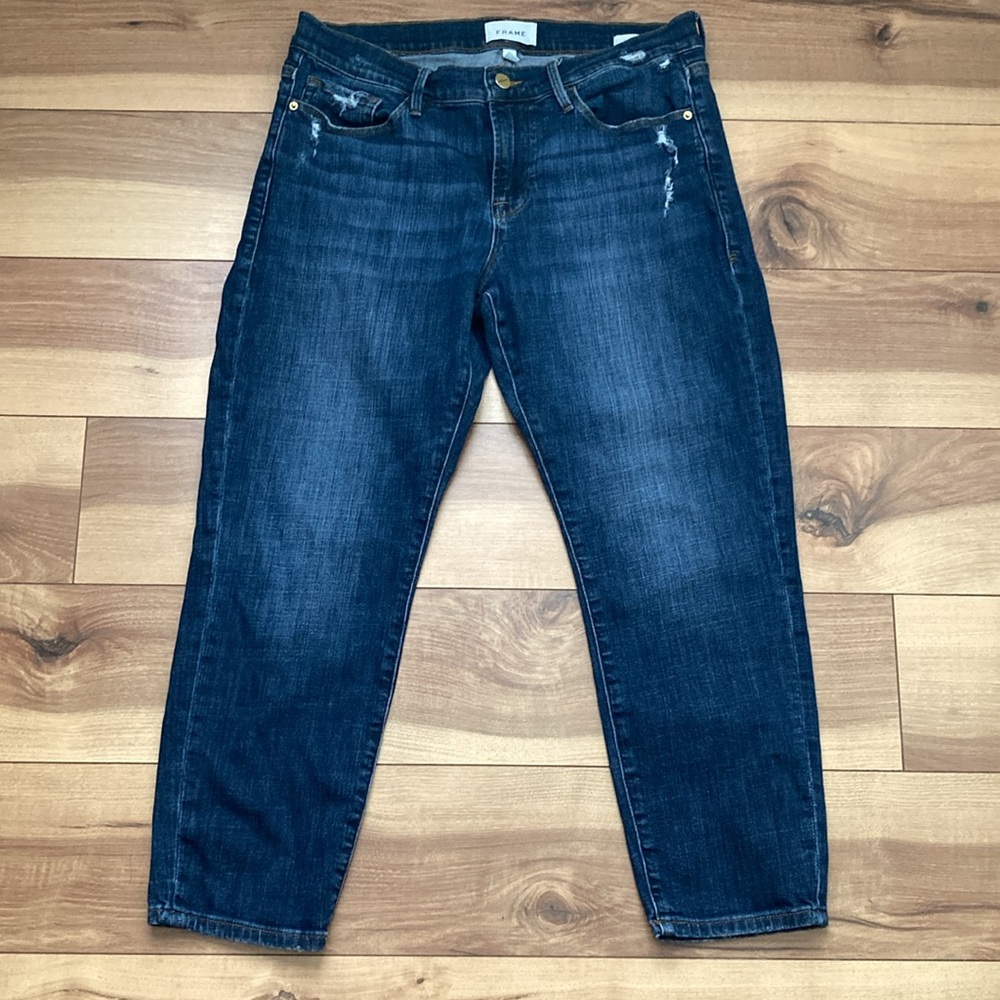 FRAME Le Garçon Crop Jeans - Picture 3 of 13
